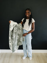 Peace Plush Blanket - HoneyBug 