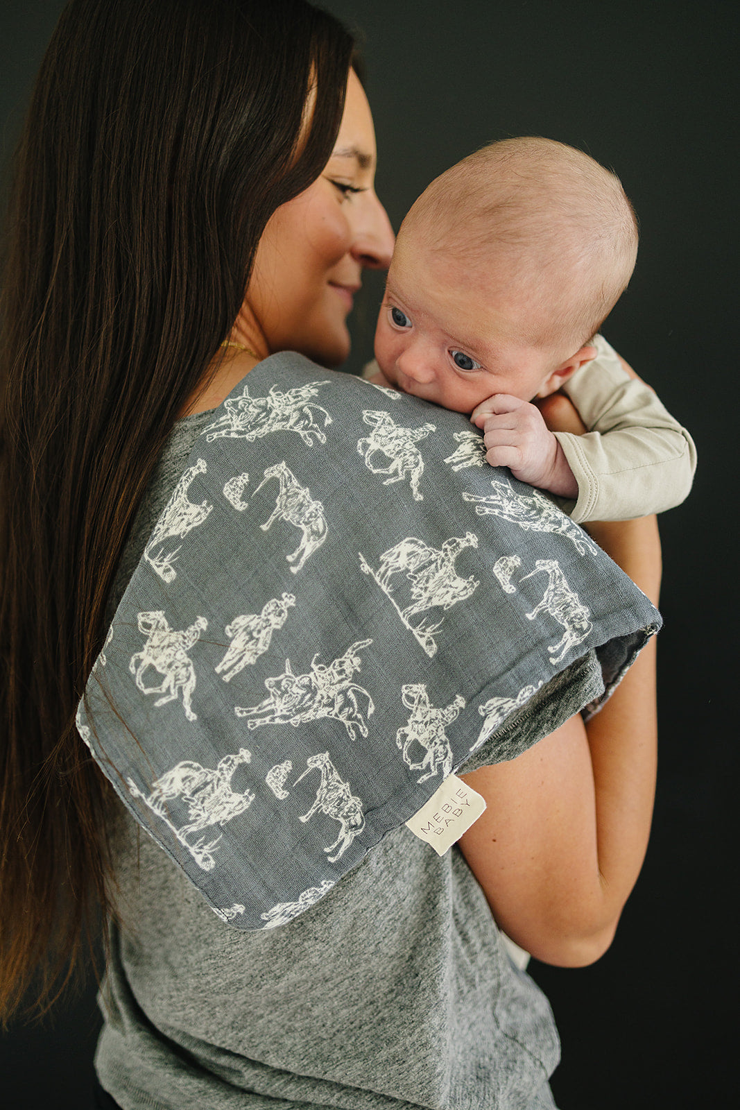 Wild West Muslin Burp Cloth - HoneyBug 