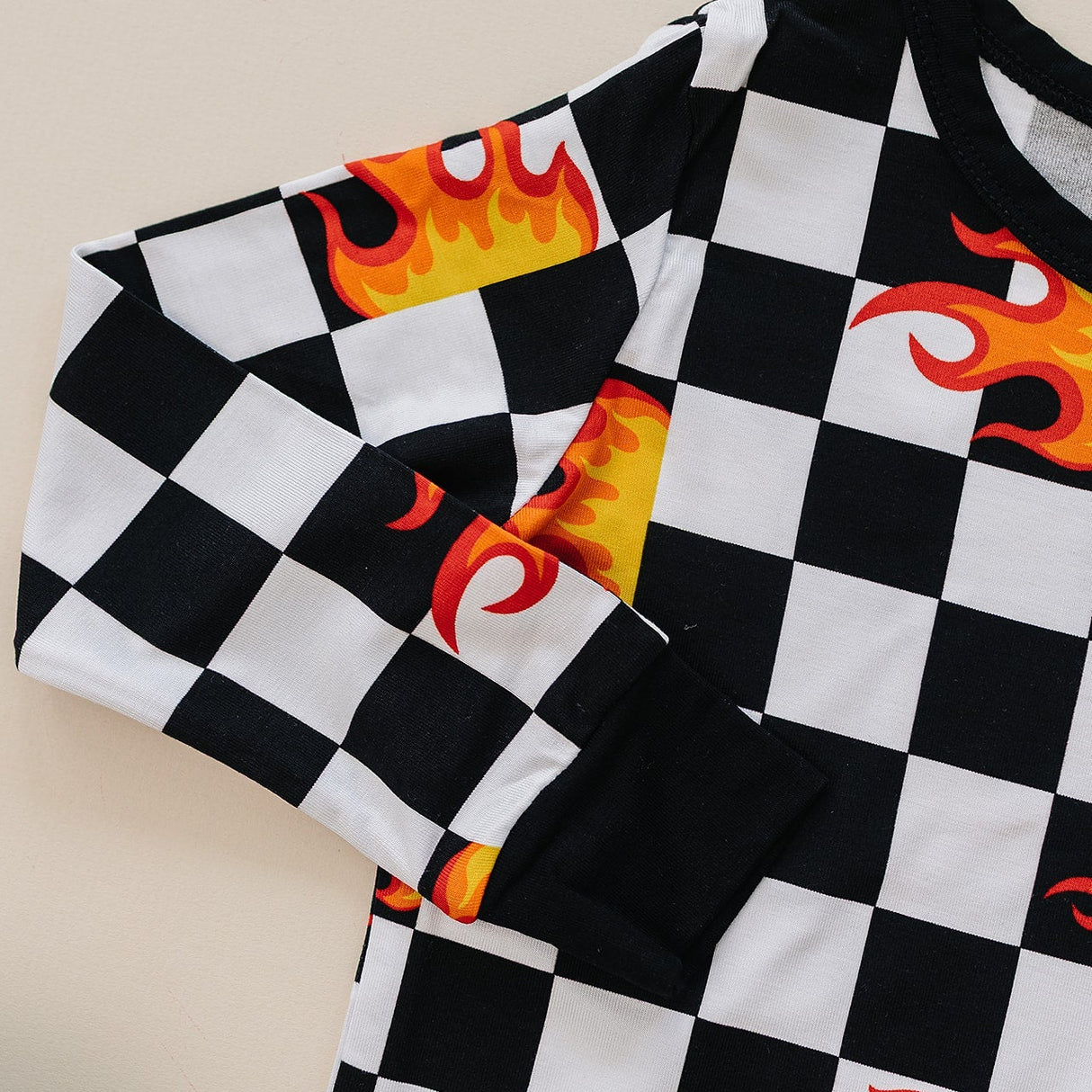 Bamboo Two Piece Set | Checker Blaze