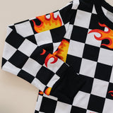 Bamboo Two Piece Set | Checker Blaze