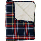 Christmas Plaid Bamboo Fleece Quilt - HoneyBug 