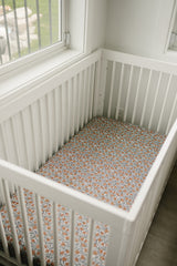 Dainty Meadow Bamboo Stretch Crib Sheet - HoneyBug 