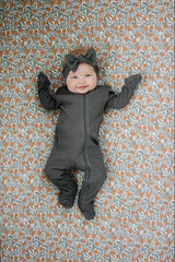 Dainty Meadow Bamboo Stretch Crib Sheet - HoneyBug 