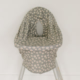 Light Green Daisy Bamboo Multi-Use Cover - HoneyBug 