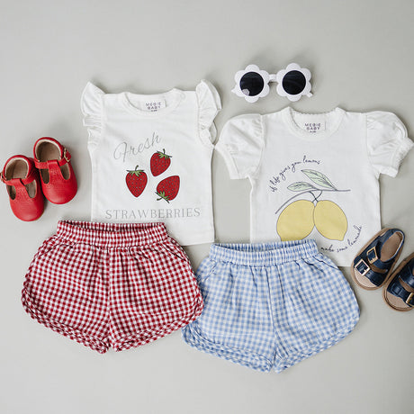 Red Gingham Shorts