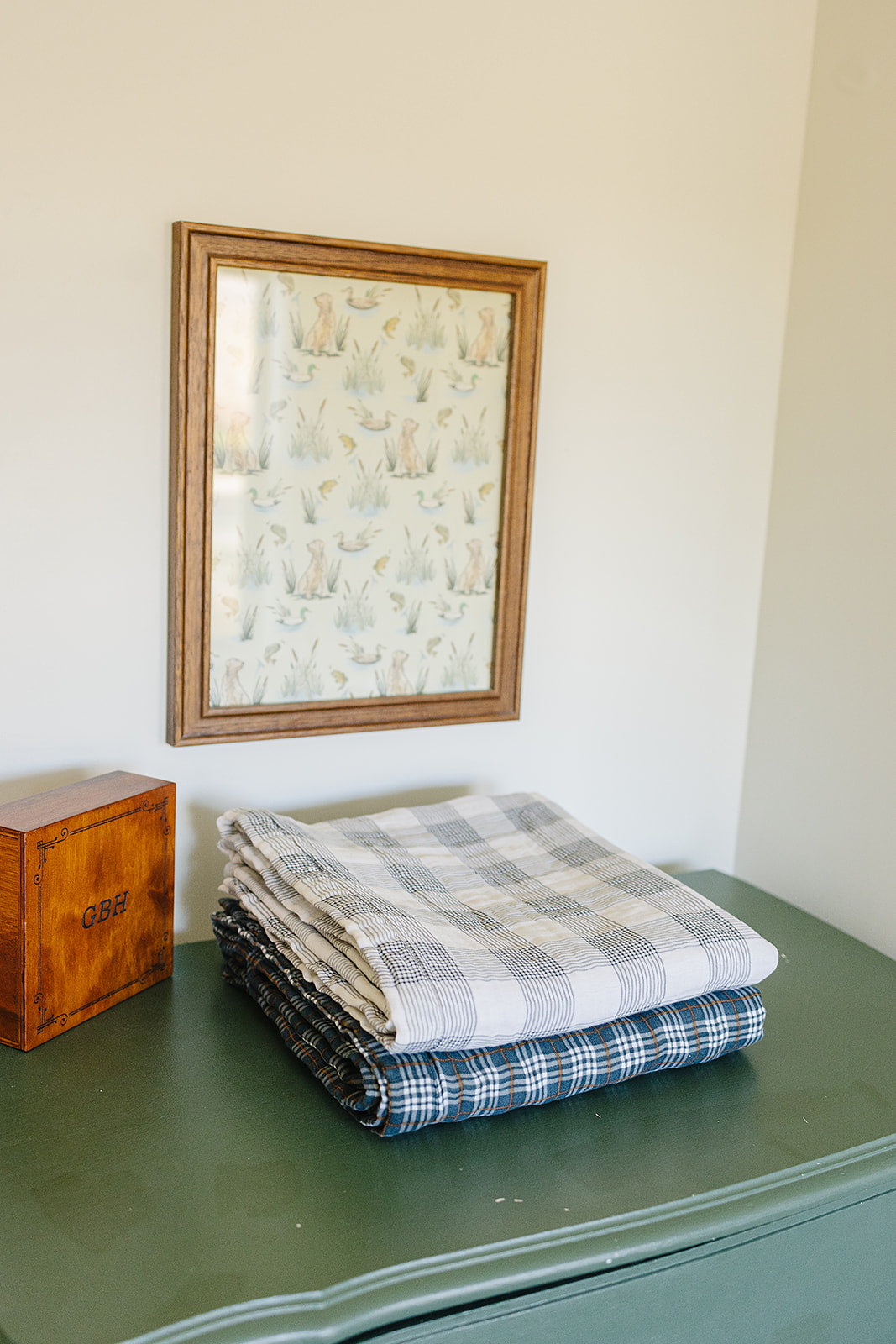 Vintage Plaid + Navy Plaid Muslin Quilt - HoneyBug 