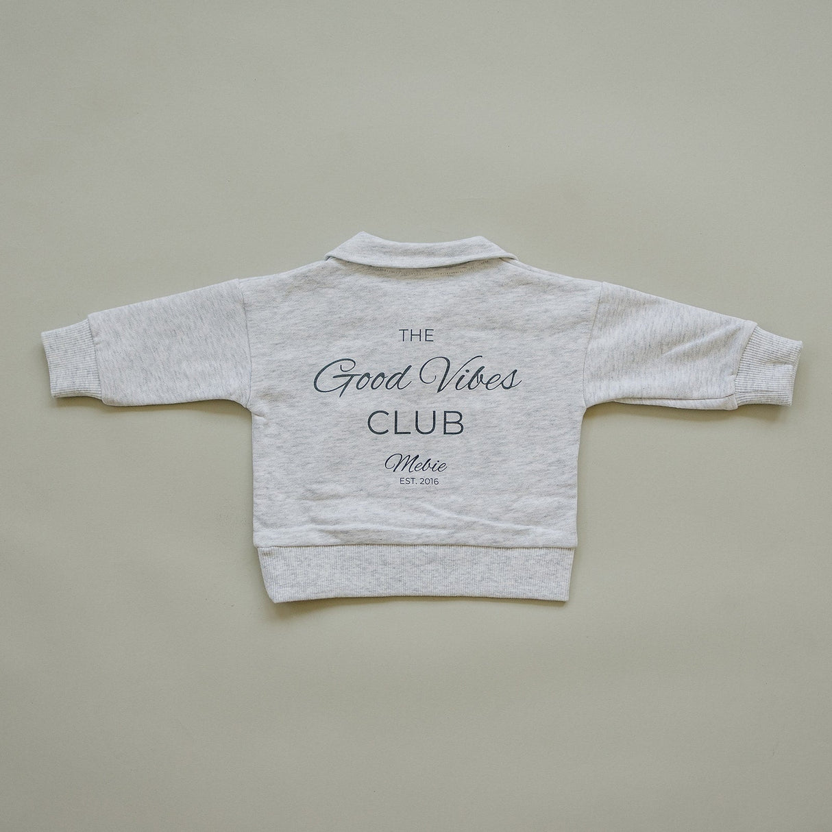 Good Vibes Quarter Zip French Terry Set - HoneyBug 