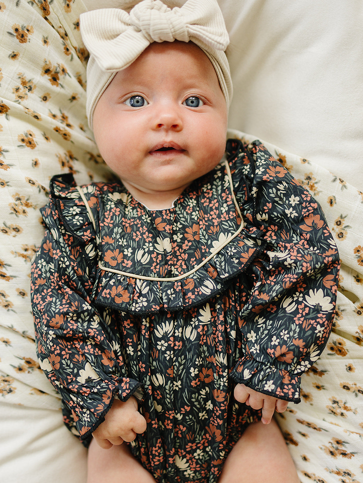 Midnight Meadow Romper - HoneyBug 