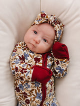 Desert Floral Ribbed Bamboo Zipper