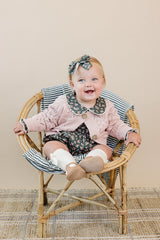 Olive Bloom Bubble Romper - HoneyBug 