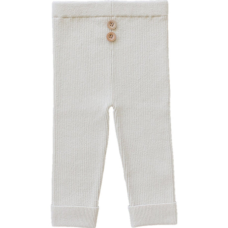 Cream Knit Leggings - HoneyBug 