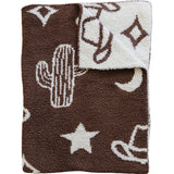 Western Plush Blanket - HoneyBug 