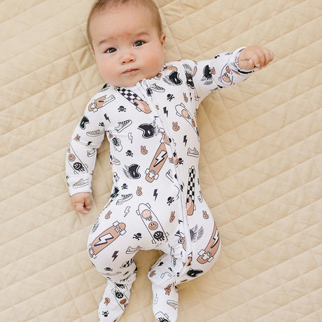 Bamboo Zip Romper | Sk8er
