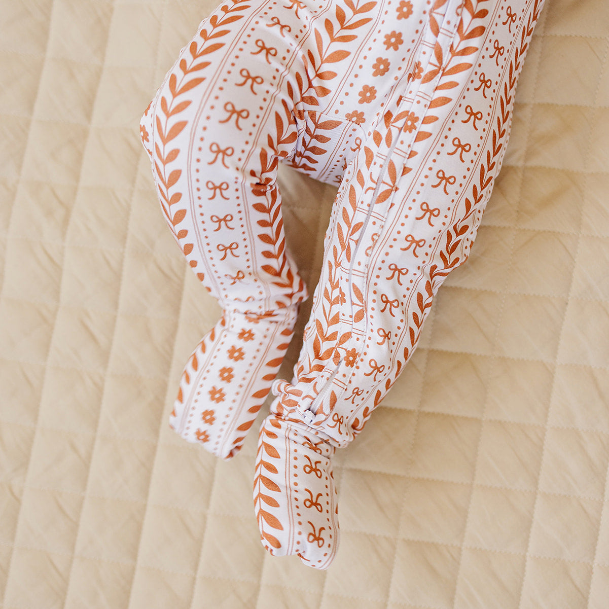 Bamboo Zip Romper | Boho Daisy