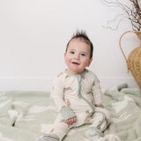 Bunny Ribbed Bamboo Zipper