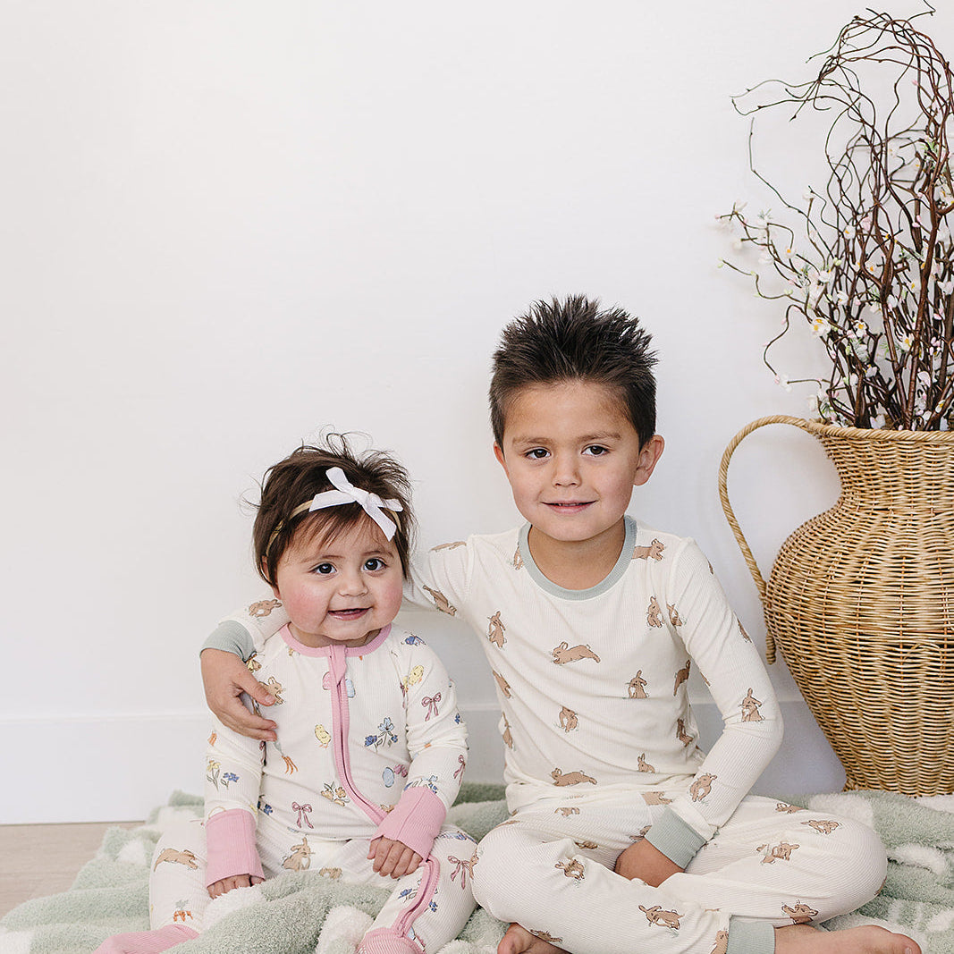 Bunny Ribbed Bamboo Cozy Set