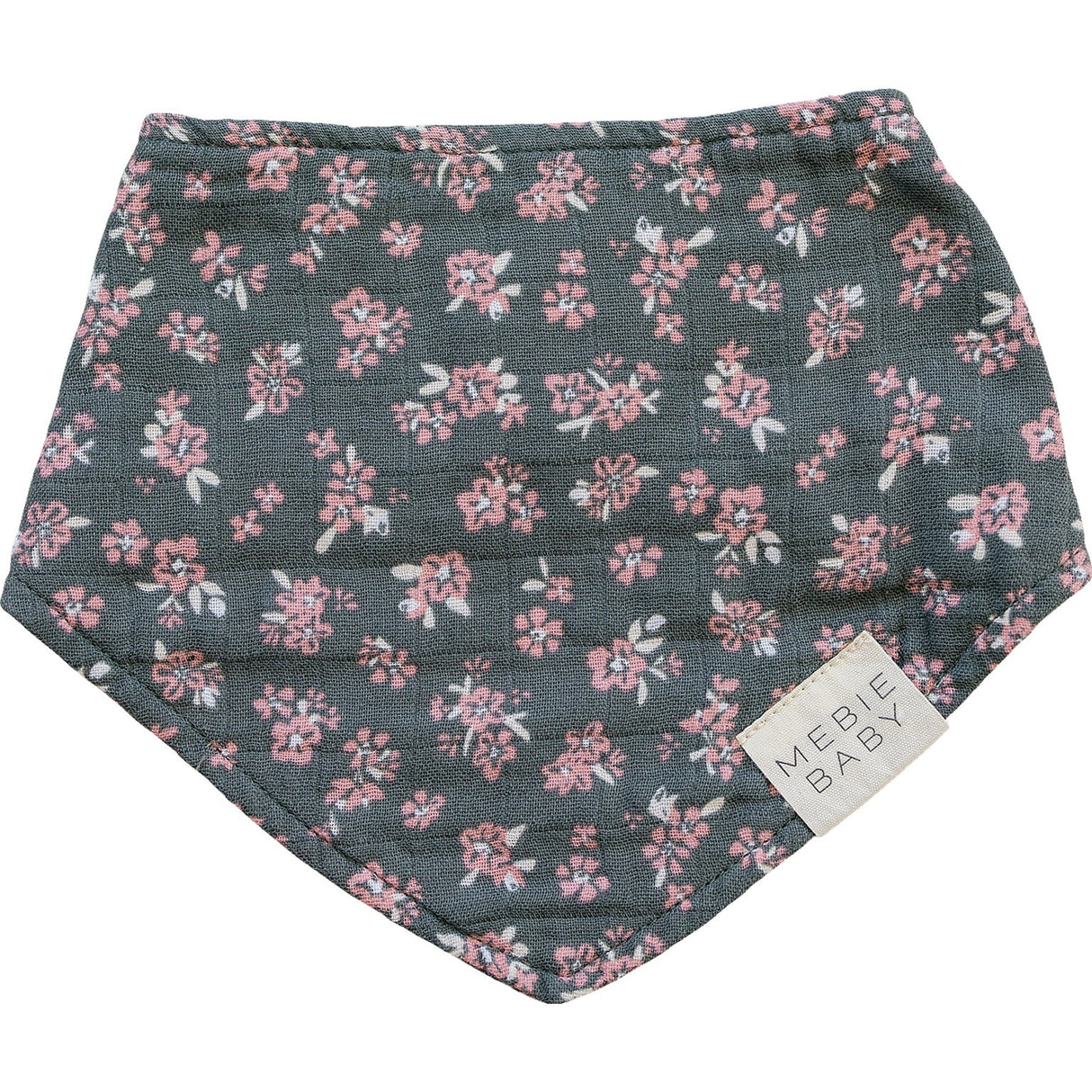 Olive Bloom Classic Muslin Bib - HoneyBug 