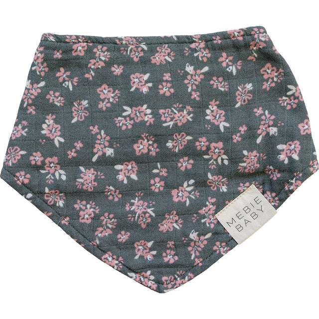 Olive Bloom Classic Muslin Bib - HoneyBug 