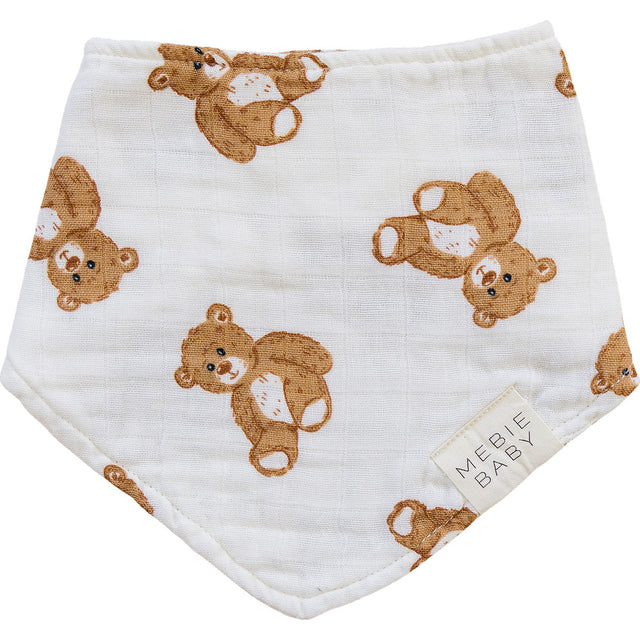 Teddy Bear Classic Muslin Bib - HoneyBug 