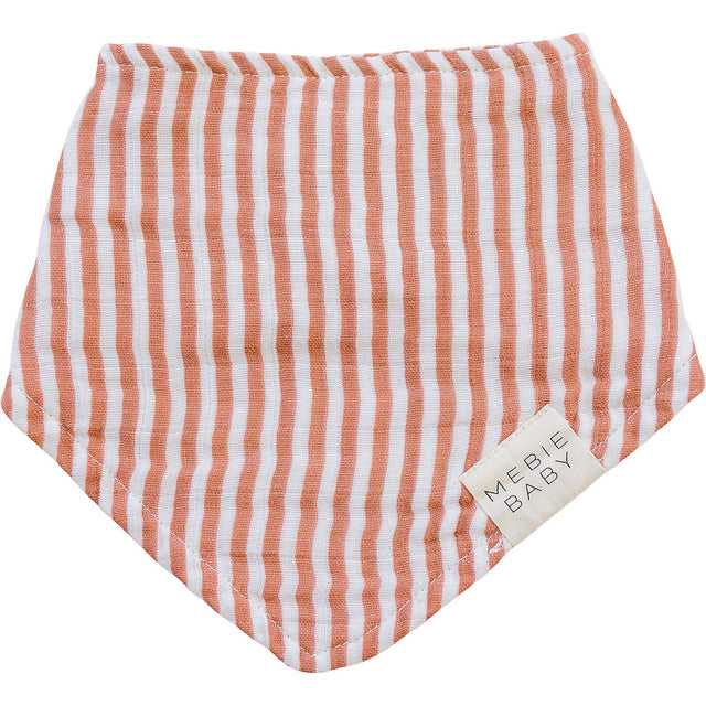 Pink Stripes Classic Muslin Bib - HoneyBug 