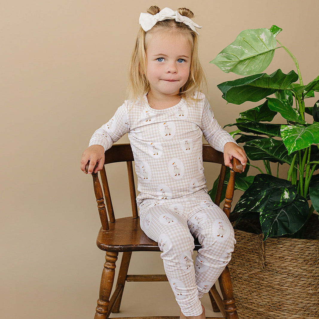 Bamboo Two Piece Set | Gingham & Goose