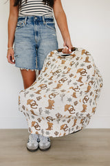 Outlaw Cowboy Ribbed Bamboo Multi-Use Cover - HoneyBug 