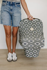 Southwest Aztec Ribbed Bamboo Multi-Use Cove - HoneyBug 