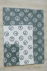 Peace Plush Blanket - HoneyBug 