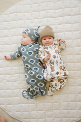 Southwest Aztec Ribbed Bamboo Knot Gown - HoneyBug 