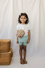 Mustard Floral Mini Fanny Pack - HoneyBug 