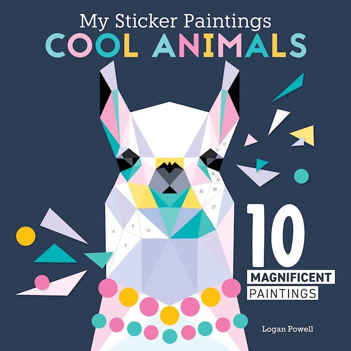 Activity Book - My Sticker Paintings: Cool Animals - HoneyBug 