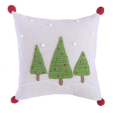Three Tree 12" Pillow, Ecru