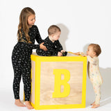 Dino ABC Bamboo Convertible Footie - HoneyBug 