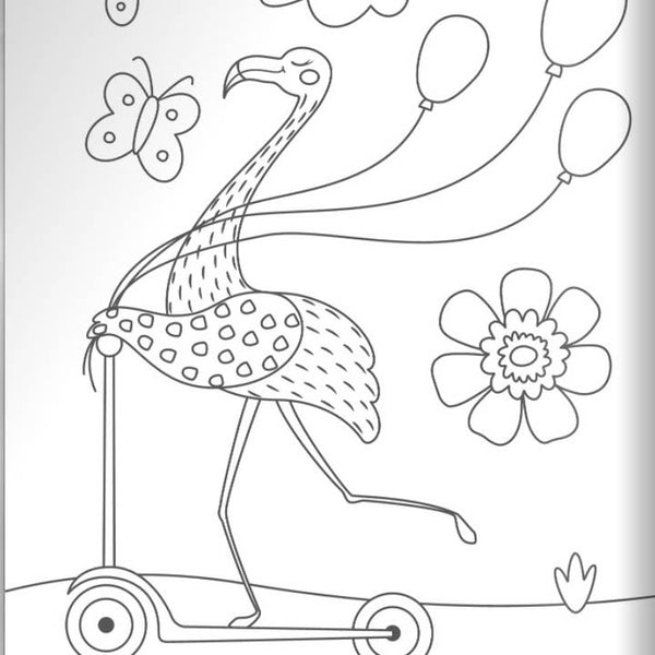 Coloring Book - Amazing Animals - HoneyBug 