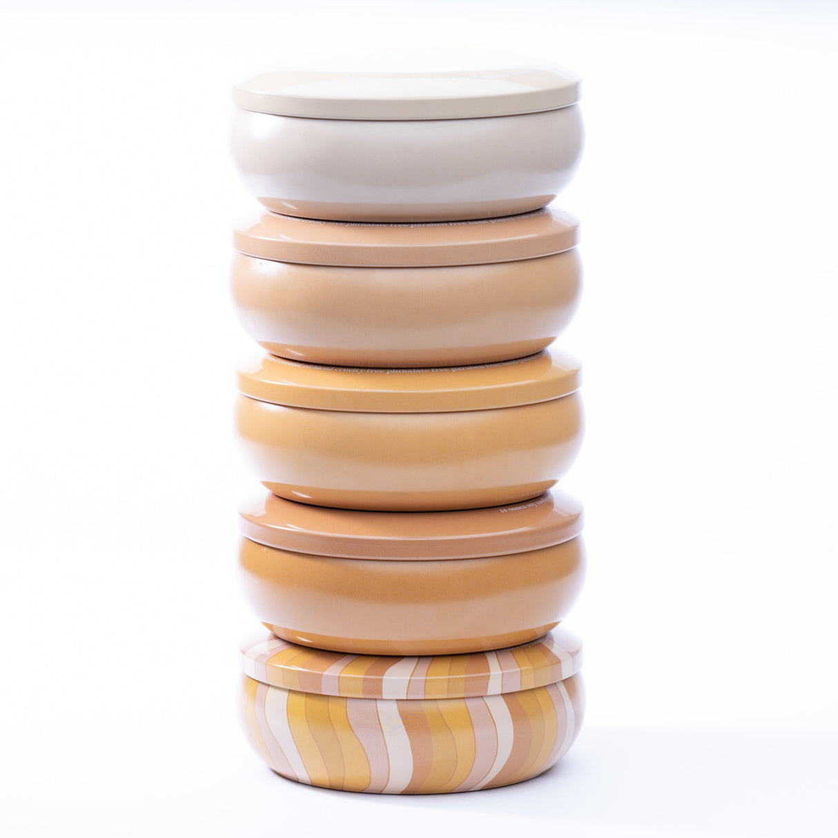 Ochre Tin: Sandalwood + Plumeria + Tiare - 14 oz Candle - HoneyBug 