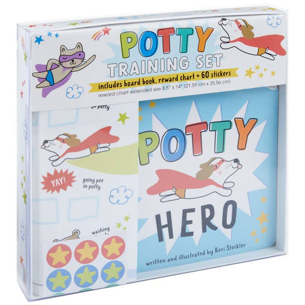 Potty Hero Board Book Set - HoneyBug 