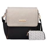Boxy Backpack - Sand/Black - HoneyBug 