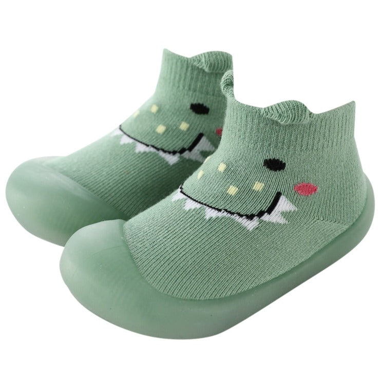Baby Pet Sock Shoes - Monster Green - HoneyBug 