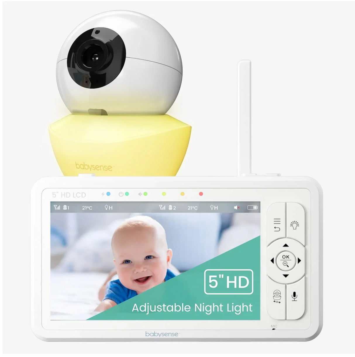HD S2　ベビーモニター Babysense HD S2: Video Baby Monitor with 2 Cameras, Non Wifi