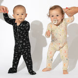 Dino ABC Bamboo Convertible Footie - HoneyBug 