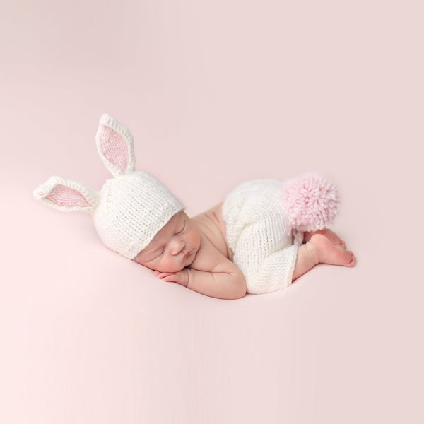 Bailey Bunny Hat and Pant Newborn Set - HoneyBug 