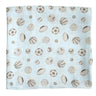 Bamboo Muslin Swaddle Blanket in Baby Ballers - HoneyBug 