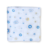 Bamboo Muslin Swaddle Blanket in Baby Ballers - HoneyBug 