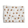 Bamboo Muslin Swaddle Blanket in Baby Ballers - HoneyBug 
