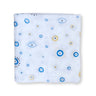 Bamboo Muslin Swaddle Blanket in Busy Bees - HoneyBug 