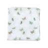 Bamboo Muslin Swaddle Blanket in Busy Bees - HoneyBug 