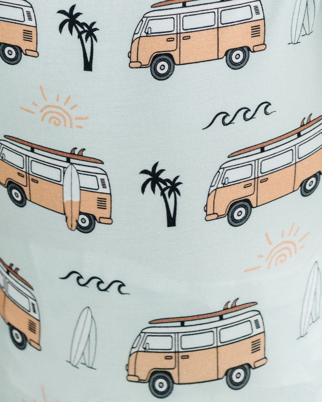 Bamboo Shorty Romper | Retro Beach - HoneyBug 