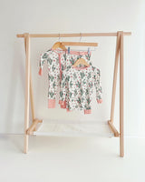 Bamboo Two Piece Set | Cactus Flowers - HoneyBug 