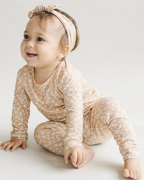 Bamboo Two Piece Set | Neutral Garden - HoneyBug 