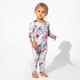 PAW Patrol: Comic Girl Pups Bamboo Convertible Footie - HoneyBug 